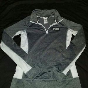 PINK ultimate half zip